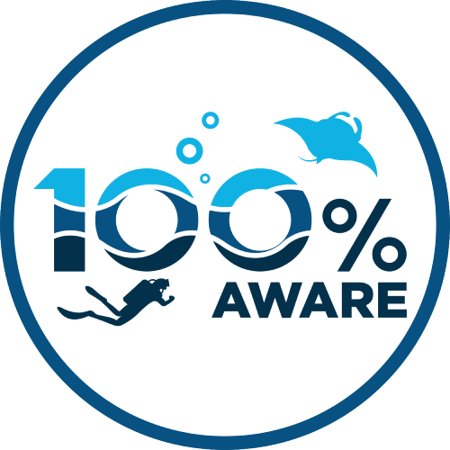 PADI AWARE badge for their Ocean Conservation Partners