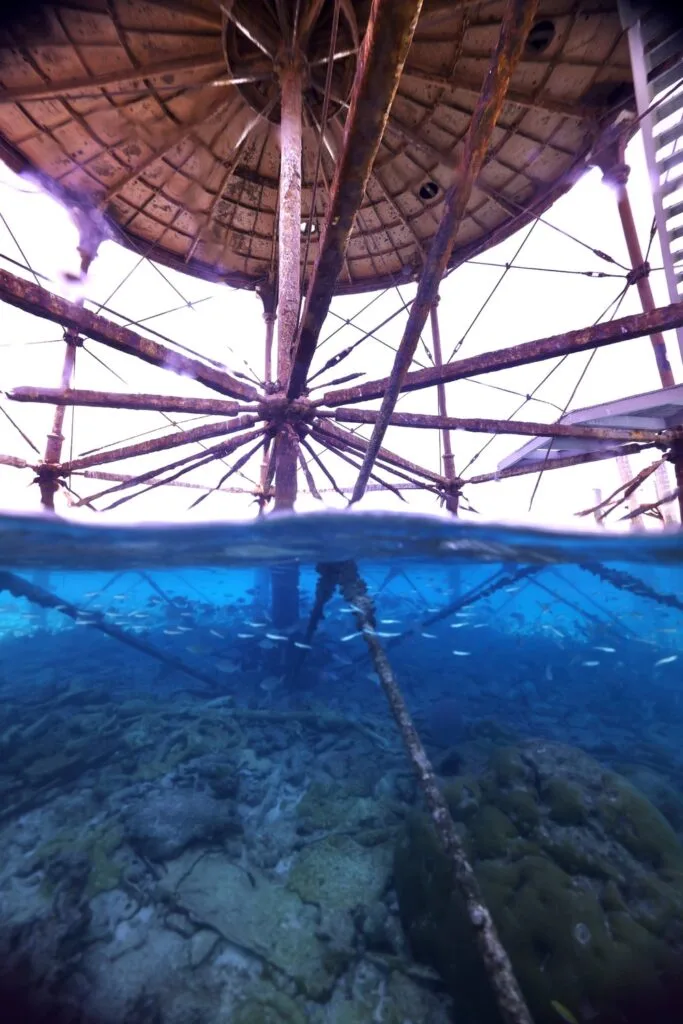 carysfort lighthouse underneath