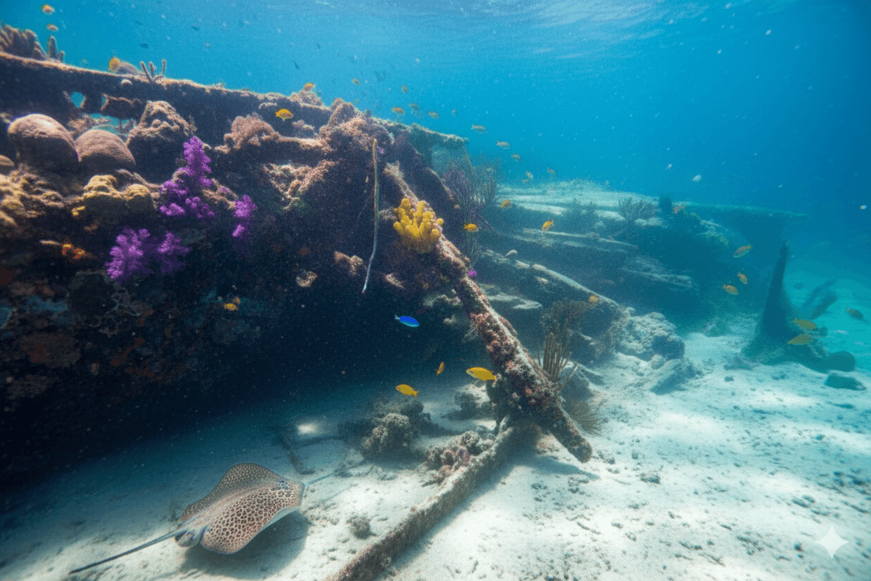 stingrayontheschoonerwreck